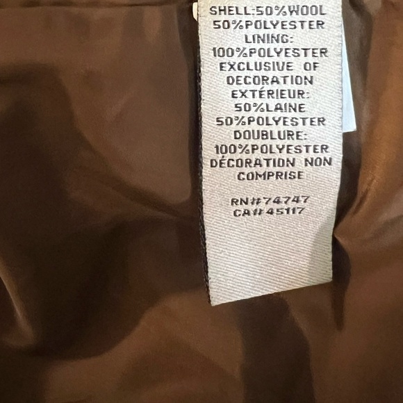 ⚫️ BOGO Bob timberlake brown wool women’s skirt size 2 - Picture 6 of 6